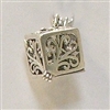 AK06-B SMALL LAVA BEAD CAGE PENDANT