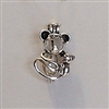 AK55-B SMALL LAVA BEAD CAGE PENDANT