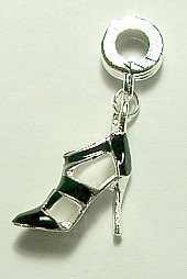 BLACK SHOE CHARM