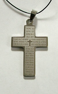 C10 STAINLESS STEEL CROSS PENDANT