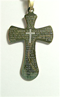 C23 STAINLESS STEEL CROSS PENDANT