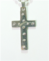 C25 STAINLESS STEEL CROSS PENDANT