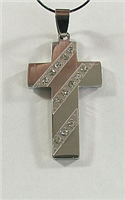 C26 STAINLESS STEEL CROSS PENDANT