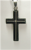 C27 STAINLESS STEEL CROSS PENDANT