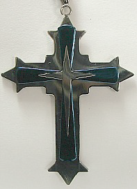 C28 STAINLESS STEEL CROSS PENDANT