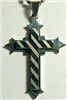 C33 STAINLESS STEEL CROSS PENDANT