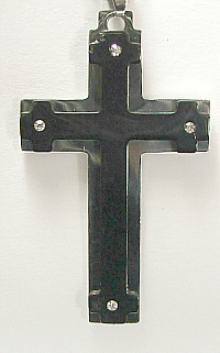 C36 STAINLESS STEEL CROSS PENDANT