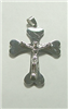 C37 STAINLESS STEEL CROSS PENDANT