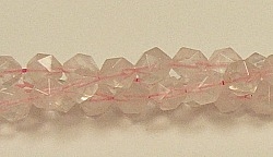 C56-08mm ROSE QUARTZ FACETED (DC)