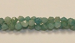 C69-06mm AMAZONITE #2 FACETED BEADS (DC)