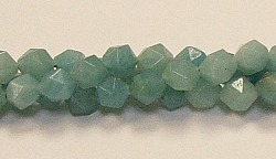 C69-08mm AMAZONITE #2 FACETED BEADS (DC)