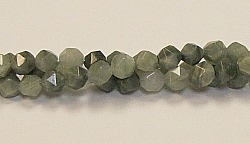 C83-06mm GREEN GRASS AGATE FACETED (DC)
