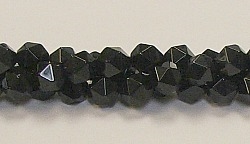CB138-08mm BLACK AGATE FACETED (DC)