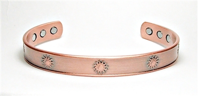 CBG678-AC COPPER BRACELET IN SUN #2