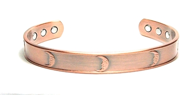 CBG682-AC COPPER BRACELET IN MOON