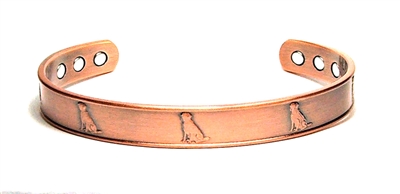 CBG683-AC COPPER BRACELET IN DOG
