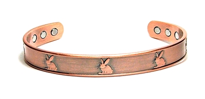 CBG684-AC COPPER BRACELET IN RABBIT