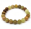 CRB542C-10mm STONE BRACELET IN AFGHANISTAN JADE