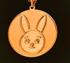 CPO12-R COPPER PENDANT-BUNNY