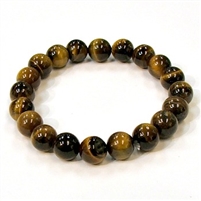 CR-18-10mm-AB-STONE BRACELET IN TIGER EYE-AB