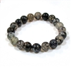 CR-27-10mm STONE BRACELET IN BLACK & WHITE DRAGON