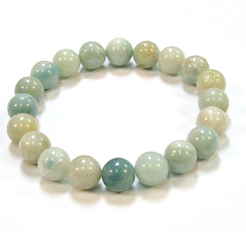 CR-69-10mm STONE BRACELET IN AMAZONITE