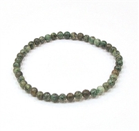 CR04-04mm STONE BRACELET IN AFRICAN TURQUOISE