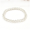 CR10-06mm STONE BRACELET IN CLEAR QUARTZ