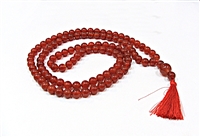 CR12-108 MALA BEADS IN RED AGATE