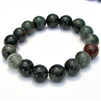 CR15-12mm STONE BRACELET INBLOODSTONE