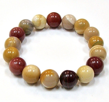 CR16-12mm STONE BRACELET IN MOOKAITE