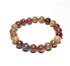 CR16-S 8mm STONE BRACELET IN ,MOOKAITE  IN 7" (S)