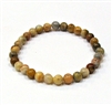 CR17-6mm STONE BRACELET IN CRAZY AGATE