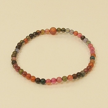 CR20-04mm STONE BRACELET IN TOURMALINE COLOR