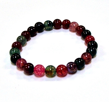 CR20-08mm BRACELET IN DYED TOURMALINE COLOR