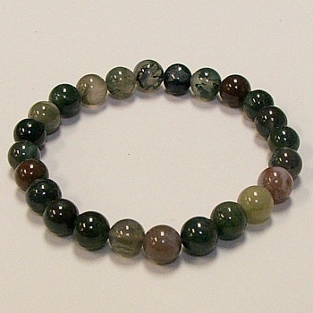 CR23-08mm STONE BRACELET IN INDIA AGATE