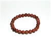 CR40-XS 6mm STONE BRACELET IN GOLDSTONE 6.1" {XS}