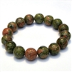 CR42-12mm STONE BRACELET IN UNAKITE