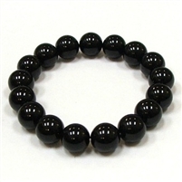 CR44-12mm STONE BRACELET IN ONYX