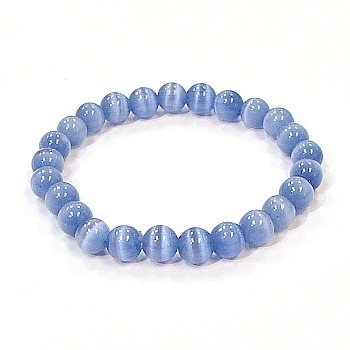 CR51-E 8mm ARTIFICIAL CAT'S EYE BRACELET