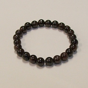 CR54-8mm STONE BRACELET IN GARNET