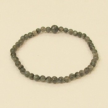 CR55-4mm STONE BRACELET IN LARVIKITE