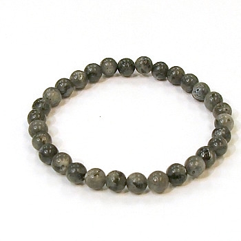 CR55-6mm STONE BRACELET IN LARVIKITE