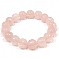 CR56-12mm STONE BRACELET IN ROSE QUARTZ