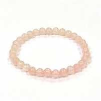 CR56-6mm STONE BRACELET IN ROSE QUARTZ