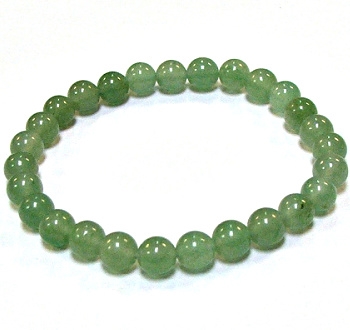 CR57-L 8mm STONE BRACELET IN AVENTURINE IN 8 1/2"