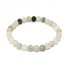 CRB574-6mm STONE BRACELETIN QUARTZ JADE