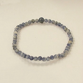 CR58-4mm STONE BRACELET IN SODALITE