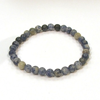 CR58-6mm STONE BRACELET IN SODALITE