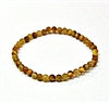 CR65-4mm STONE BRACELET IN GOLDEN TIGER EYE